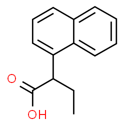 ChemSpider 2D Image | 2-(1-Naphthyl)butanoic acid | C14H14O2
