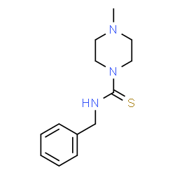 ChemSpider 2D Image | N-Benzyl-4-methyl-1-piperazinecarbothioamide | C13H19N3S
