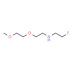 ChemSpider 2D Image | 2-Fluoro-N-[2-(2-methoxyethoxy)ethyl]ethanamine | C7H16FNO2