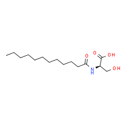 ChemSpider 2D Image | N-Dodecanoyl-D-serine | C15H29NO4