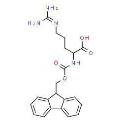 ChemSpider 2D Image | N~2~-[(9H-Fluoren-9-ylmethoxy)carbonyl]arginin | C21H24N4O4