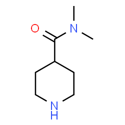 ChemSpider 2D Image | N,N-Dimethyl-4-piperidinecarboxamide | C8H16N2O