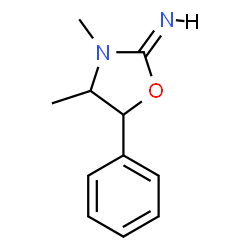 ChemSpider 2D Image | (2Z)-3,4-Dimethyl-5-phenyl-1,3-oxazolidin-2-imine | C11H14N2O