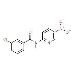 ChemSpider 2D Image | 3-Chloro-N-(5-nitro-2-pyridinyl)benzamide | C12H8ClN3O3