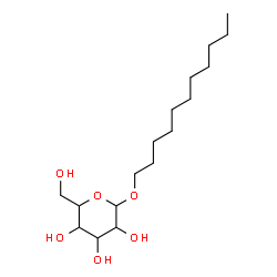 ChemSpider 2D Image | Undecyl hexopyranoside | C17H34O6