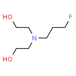 ChemSpider 2D Image | 2,2'-[(3-Fluoropropyl)imino]diethanol | C7H16FNO2