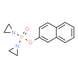 ChemSpider 2D Image | 2-Naphthyl bis(1-aziridinyl)phosphinate | C14H15N2O2P