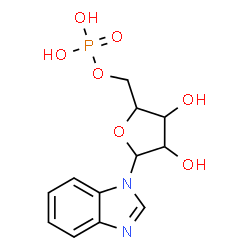 ChemSpider 2D Image | 1-(5-O-Phosphonopentofuranosyl)-1H-benzimidazole | C12H15N2O7P