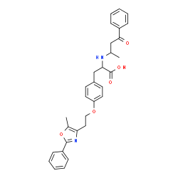 ChemSpider 2D Image | O-[2-(5-Methyl-2-phenyl-1,3-oxazol-4-yl)ethyl]-N-(4-oxo-4-phenyl-2-butanyl)tyrosine | C31H32N2O5