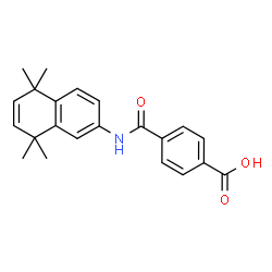 ChemSpider 2D Image | N-(5,5,8,8-TETRAMETHYL-5,8-DIHYDRO-NAPHTHALEN-2-YL)-TEREPHTHALAMIC ACID | C22H23NO3