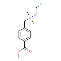 ChemSpider 2D Image | 2-Chloro-N-[4-(methoxycarbonyl)benzyl]-N,N-dimethylethanaminium | C13H19ClNO2