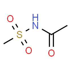 ChemSpider 2D Image | N-(Methylsulfonyl)acetamide | C3H7NO3S