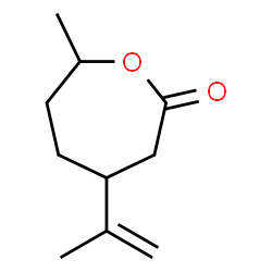 ChemSpider 2D Image | 4-Isopropenyl-7-methyl-2-oxepanone | C10H16O2
