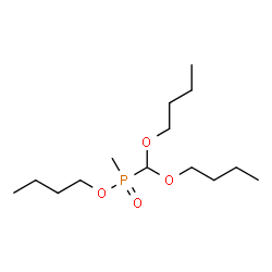 ChemSpider 2D Image | Butyl (dibutoxymethyl)methylphosphinate | C14H31O4P