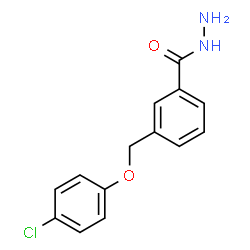 ChemSpider 2D Image | 3-(4-CHLOROPHENOXYMETHYL)BENZOHYDRAZIDE | C14H13ClN2O2