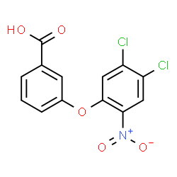 ChemSpider 2D Image | 3-(4,5-Dichloro-2-nitrophenoxy)benzoic acid | C13H7Cl2NO5