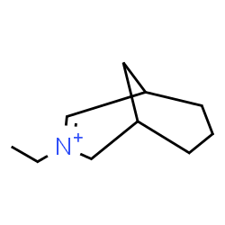 ChemSpider 2D Image | 3-Ethyl-3-azoniabicyclo[3.3.1]non-2-ene | C10H18N