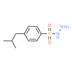ChemSpider 2D Image | 4-Isobutylbenzenesulfonohydrazide | C10H16N2O2S