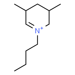 ChemSpider 2D Image | 1-Butyl-3,5-dimethyl-2,3,4,5-tetrahydropyridinium | C11H22N