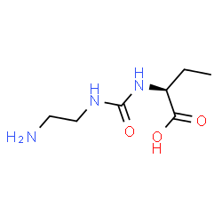 ChemSpider 2D Image | (2S)-2-{[(2-Aminoethyl)carbamoyl]amino}butanoic acid | C7H15N3O3