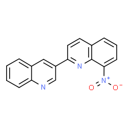 ChemSpider 2D Image | 8-Nitro-2,3'-biquinoline | C18H11N3O2