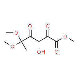 ChemSpider 2D Image | Methyl 3-hydroxy-5,5-dimethoxy-2,4-dioxohexanoate | C9H14O7