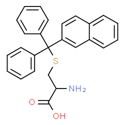 ChemSpider 2D Image | S-[2-Naphthyl(diphenyl)methyl]cysteine | C26H23NO2S
