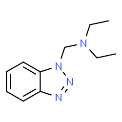 ChemSpider 2D Image | N-(1H-Benzotriazol-1-ylmethyl)-N-ethylethanamine | C11H16N4