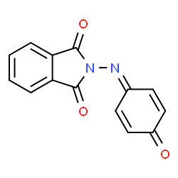 ChemSpider 2D Image | 2-[(4-oxocyclohexa-2,5-dien-1-ylidene)amino]isoindole-1,3-dione | C14H8N2O3