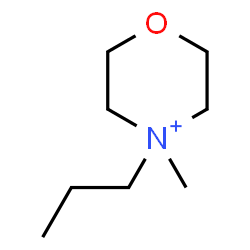 ChemSpider 2D Image | 4-Methyl-4-propylmorpholin-4-ium | C8H18NO