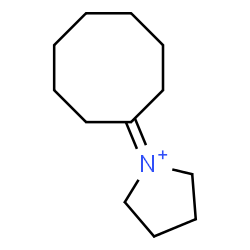 ChemSpider 2D Image | 1-Cyclooctylidenepyrrolidinium | C12H22N