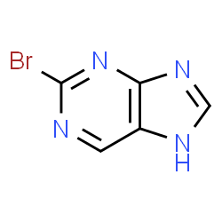 ChemSpider 2D Image | BROMOPURINE | C5H3BrN4