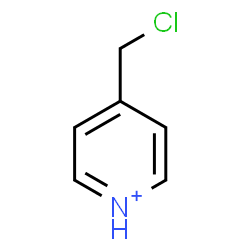 ChemSpider 2D Image | 4-(Chloromethyl)pyridinium | C6H7ClN