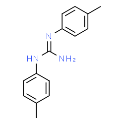ChemSpider 2D Image | 1,2-Bis(4-methylphenyl)guanidine | C15H17N3