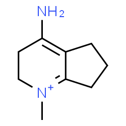 ChemSpider 2D Image | 4-Amino-1-methyl-3,5,6,7-tetrahydro-2H-cyclopenta[b]pyridinium | C9H15N2
