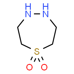 ChemSpider 2D Image | 1,4,5-Thiadiazepane 1,1-dioxide | C4H10N2O2S