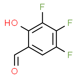 ChemSpider 2D Image | 3,4,5-Trifluoro-2-hydroxybenzaldehyde | C7H3F3O2