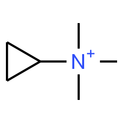 ChemSpider 2D Image | N,N,N-Trimethylcyclopropanaminium | C6H14N