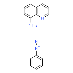 ChemSpider 2D Image | benzenediazonium; quinolin-8-amine | C15H13N4