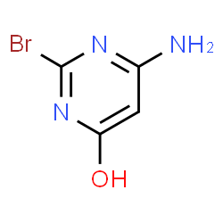 ChemSpider 2D Image | 6-Amino-2-bromo-4-pyrimidinol | C4H4BrN3O