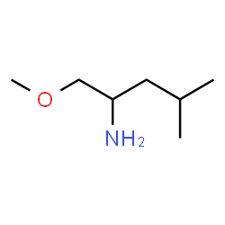 ChemSpider 2D Image | 1-Methoxy-4-methyl-2-pentanamine | C7H17NO