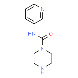 ChemSpider 2D Image | N-(3-Pyridinyl)-1-piperazinecarboxamide | C10H14N4O