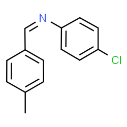 ChemSpider 2D Image | (Z)-N-(4-Chlorophenyl)-1-(4-methylphenyl)methanimine | C14H12ClN