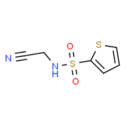 ChemSpider 2D Image | N-(Cyanomethyl)-2-thiophenesulfonamide | C6H6N2O2S2