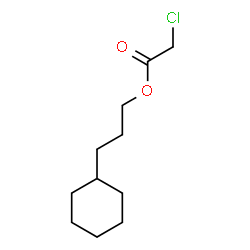 ChemSpider 2D Image | 3-Cyclohexylpropyl chloroacetate | C11H19ClO2