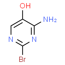 ChemSpider 2D Image | 4-Amino-2-bromo-5-pyrimidinol | C4H4BrN3O