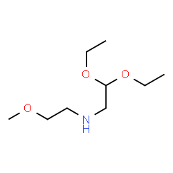 ChemSpider 2D Image | 2,2-Diethoxy-N-(2-methoxyethyl)ethanamine | C9H21NO3