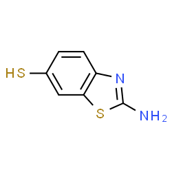 ChemSpider 2D Image | 2-Amino-6-benzothiazolethiol | C7H6N2S2
