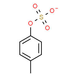 ChemSpider 2D Image | 4-cresol sulfate | C7H7O4S