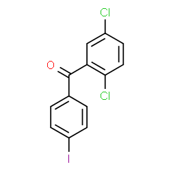 ChemSpider 2D Image | (2,5-Dichlorophenyl)(4-iodophenyl)methanone | C13H7Cl2IO